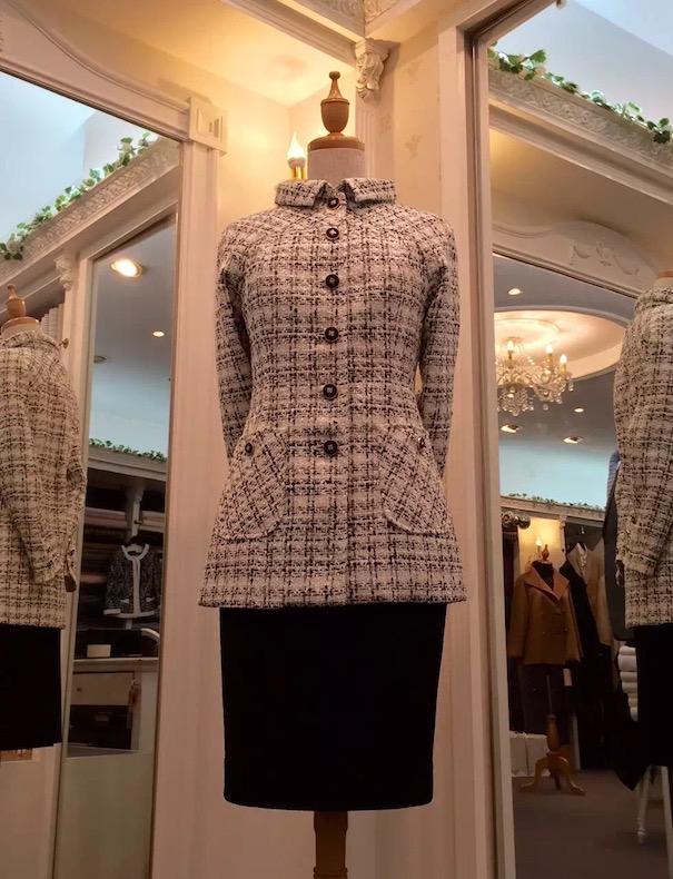 Custom women's tailored dress
